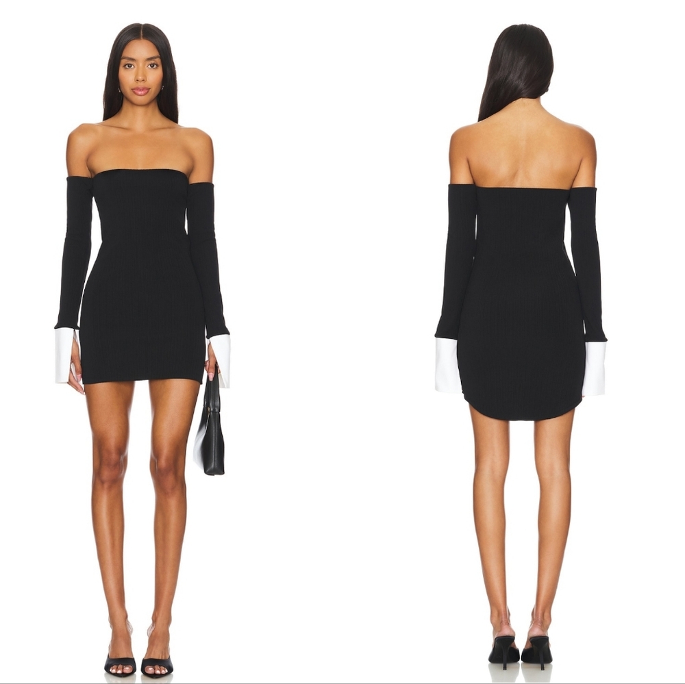 2S. NWT AAIZEL OFF SHOULDER CUFF DRESS SIZE AU8 / US SMALL